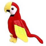 MmotZsb Papagei, Papagei KostüM, Kuscheltier Papagei, Shoulder Mates Papagei PlüSch Magnet Stofftier, Niedliches Kuscheltier Geschenk FüR Vogel-Fans & Teenager, KostüM ZubehöR Schulterfreund