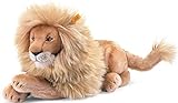 Steiff Kuscheltier Löwe Leo, Süßes Stofftier mit Namen, Jungen, Mädchen & Babys ab 0 Monaten, Plüschtier, 45 cm klein, 064135