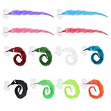 Pilikoll 12 Stück Fuzzy Wurm Spielzeug, Magic Worm Twisty Zauberwurm Wiggly Worm, Bunt Wurm Spielzeug für Kinder und Katze