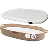 Yunioo Wickelkorb Baby mit Reise Wickelauflage, Weiche, tragbare, wasserabweisende Hülle Babykorb - Geschenke für Baby