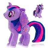 PlüSchtier-Pony-Regenbogen, 20 cm GroßEs SüßEs Kleines Pony, Pony Spielzeug, PlüSchtier Little Pferd, Lila PlüSchtiere,Interessantes Stoffpferd-Geschenk für Kinder