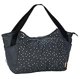 LÄSSIG Baby Wickeltasche Zwillinge Zwillingswickeltasche Babytasche Kliniktasche Wickelrucksack inkl. Wickelzubehör/Casual Twin Bag, Triangle, grau