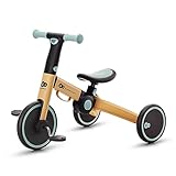 ‎Kk Kinderkraft 4TRIKE Dreirad 3 in 1, Leicht Rutscher, Laufrad, Zusammenklappbar, ergonomische Sattel, ab 12 Monat bis 5 Jahre, Gelb+Blau, 69
