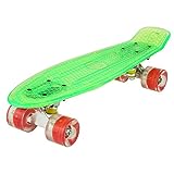 Mini Skateboard mit LED-Leuchtrollen (WeSkate)