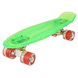 Mini Skateboard mit LED-Leuchtrollen (WeSkate)