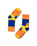 koaa Die Sendung mit der Maus – Maus & Elefant Color Block – Easy Socks Socken Unisex Kids und Erwachsene blau/gelb/orange (as3, numeric, numeric_23, numeric_28, regular)