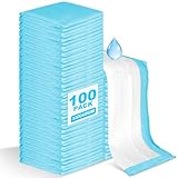 CIOXSOIO 100 Stück Baby Wickelauflage, 33 × 45 cm Wickelunterlage Einweg, Baby Changing Mat für Unterwegs, Hygienisch mit Superabsorber, Weich, Wasse, Atmungsaktiv