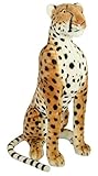 Wagner 2002 - Plüschtier Gepard - sitzend - 80 cm