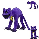 SIUVEY Catnap Plush,Cat Nap Monster Kuscheltier,Catnap Plüschtier,Smiling Critters Plush,Cute CatNap Cartoon Stuffed Anime Smiling Critters Plush Toy for Game Fans Kids Birthday Gift (B)