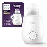 AVENT Schneller Premium-Fläschchenwärmer, mit intelligenter Temperaturregelung, Wasserbadtechnologie, automatischer Abschaltung, Modell SCF358/00
