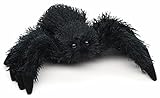 Uni-Toys - Schwarze Spinne - 15 cm (Länge) - Plüsch-Spinne - Plüschtier, Kuscheltier