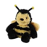 Warmies Plüsch-Hummel, mikrowellengeeignet, beschwerter Teddy, leicht duftet mit französischem Lavendel, voll beheizbares Wärmekissen, Junior-Größe, Wärme- oder Kälteentlastung