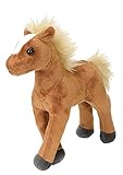 Lashuma Cuddlekins Plüschtier Braunes Pferd, Kuscheltier Pony 20 cm