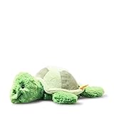 Steiff Kuscheltier Tuggy Schildkröte, Süßes Stofftier, Kinder, Jungen & Mädchen, Soft Cuddly Friends, Plüschtier 27 cm, Grün, 063855