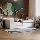 KOBI Kinderbett Max | 160x80 | mit Schublade, Matratze, Gestell | Bett für EIN Mädchen und einen Jungen | für Kinderzimmer |