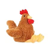 Apricot Lamb – Kuscheltier Hahn 25 cm – Plüsch Spielzeug Plüschtier für Kinder und Baby – Flauschiger Stofftier zum Spielen, Geschenk & Kuscheln – Gemütliches Schmusetier – Ingwer Hahn