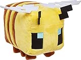 Mattel Minecraft Plüschfigur, ca. 21 cm, weich, Geschenk zum Sammeln für Fans ab 3 Jahren HBN41, 8-inch, Gelb