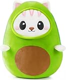 JOYIN Kuscheltie Avocato 26 x 17 x 17cm Plüschkissen Plüschtier Ausgestopftes Tier Spielzeug Kuschelkissen Geschenk Plüschkissen über für Kinder Jungen Mädchen 3 Jahren