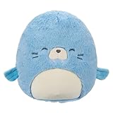 Squishmallows FuzzAMallows Harvey der Walross 40 cm, offizielles Jazwares Plüsch, superweiches Kuscheltier