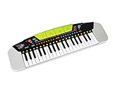 Simba 106835366 - My Music World Keyboard Modern Style, 37 Tasten, 8 Demos, 8 Rhythmen, 54x17cm, ab 4 Jahre