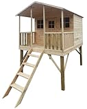 Gartenhaus Kinder - Spielhaus Kinder Outdoor - Aus Imprägniertem Gehobeltem Kiefernholz - Originell und Einzigartig Gartenspielhaus