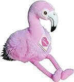 Teddy Hermann Herzekind 94106 Flamingo Miss Pinky 35 cm, Kuscheltier, Plüschtier