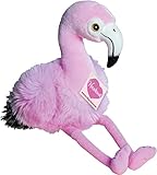 Teddy Hermann Herzekind 94106 Flamingo Miss Pinky 35 cm, Kuscheltier, Plüschtier