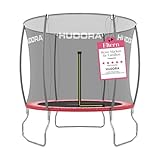 HUDORA Trampolin Fantastic in versch. Größen - Gartentrampolin mit Sicherheitsnetz - Sporttrampolin für bis zu 100kg - Familien-Trampolin mit extra breiter Randabdeckung für Kinder & Erwachsene