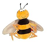 SIGIKID 39208 Biene Cuddly Gadgets Mädchen und Jungen Babyspielzeug empfohlen ab Geburt gelb