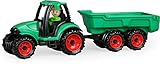 Spielzeug-Traktor Set mit Anhänger: geeignet für Sandkasten (Lena)