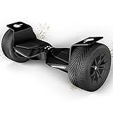 F-Cruiser Hoverboard mit luftgefüllten 10' Reifen & 5.8Ah Akku für eine hohe Reichweite (Schwarz)