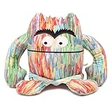 Farbenmonster Plushie, Bunte Monster Plüschtier für eine fröhliche und unbeschwerte Stimmung, Halloween oder Birthday Decorations Monster Kuscheltier Geschenke für Jungen oder Mädchen.(9.8Zoll)