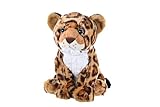 Wild Republic 17456 19353 Plüsch Jaguar, Cuddlekins Kuscheltier, Plüschtier, 30 cm