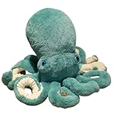 Oktopus Plüschtier, Oktopus Plüschpuppe Spielzeug, Plüschtier Oktopus, Plüschtier Marine Spielzeug, Meerestier Oktopus Dekoration, niedlicher Oktopus niedliches Spielzeug (30 cm,grün)