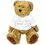 Kilala Teddy 'Schulkind' – Personalisiertes Kuscheltier, Glücksbringer Einschulung (Mädchen)