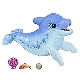 Hasbro furReal Dimples, Mein lustiger Delfin, 80+ Geräusche und Reaktionen, interaktives Spielzeug, elektronisches Tierchen für Kinder ab 4 Jahren
