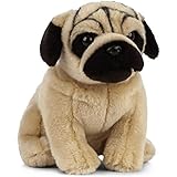 Living Nature Soft Toy - Stofftier Mops (20cm), Unbekannt