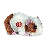 Hermann Teddy Collection 926191 - Plüsch-Meerschweinchen, 18 cm, Gold/weiß mit recycelter Füllung