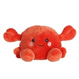 Aurora Adorable Palm Pals Snippy Crab Stuffed Animal - Pocket-Sized Fun - On-The-Go Play - Red 5 Inches