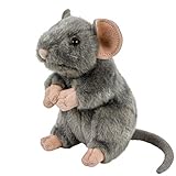 Teddys Rothenburg Kuscheltier Maus/Ratte aufrecht stehend grau 17 cm