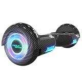MEGA MOTION Hoverboards für Kinder, 6.5 Zoll Zweirad Selbstbalancierendes Hoverboards mit Bluetooth Lautsprecher, Kommt mit cool leuchtendem Rad, mit LED-Leuchten, Geschenk für Kinder und Jugendliche