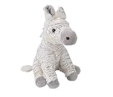 Wild Republic Foilkins Zebra, Stofftier, 30 cm, Kuscheltier Kinder, realistisches Plüschtier, Öko-Kuscheltier, Flauschige Kuscheltiere, Füllung gesponnen aus recycelten Wasserflaschen