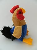 Stofftier Hahn 16 cm, Kuscheltier Plüschtier, Hähnchen Gockel Huhn Henne