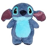 DISNEY Stitch Gummi Wärmflasche mit WEICHEM Bezug, GROSS Wärmflasche mit Wasserbeutel, Maskottchen 750 ml (Stitch)