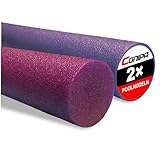 Conipa® - Schwimmnudeln im Set (160 x 7 cm) Kinder & Erwachsene (aus Schaumstoff) - Poolnudel & Pool-Spielzeug Set ab 3-10 Jahre (Made IN Europe) - Pool Wassernudel & Pool-Nudel (Blau + Lila)