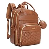 BabbleRoo Wickelrucksack Wickeltasche, Wickelrucksack lässige Wickeltaschen, Multifunktional Große Kapazität Babytasche Reiserucksack mit Wickelauflage & Schnullerhalter