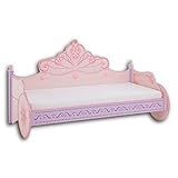 Stella Trading PRINCESS Kinderbett Mädchen mit 90 x 200 cm Liegefläche - Königliche Kutsche als Bett für kleine Prinzessinnen - 105 x 120 x 212 cm (B/H/T)