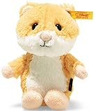 Steiff 73816 Soft Cuddly Friends Happy Hamster, goldgelb/weiß