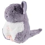 HEMOTON Hamster Kuscheltier Plüschtier Weiches Stofftier Chinchilla Design Niedliches Plüschspielzeug Kinderzimmer Dekoration Geschenk