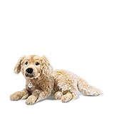 Steiff Kuscheltier Andor Golden Retriever, Süßes Stofftier mit Kunststoffaugen, Kinder, Jungen & Mädchen, Plüschtier 45 cm, Hellbraun, 076947